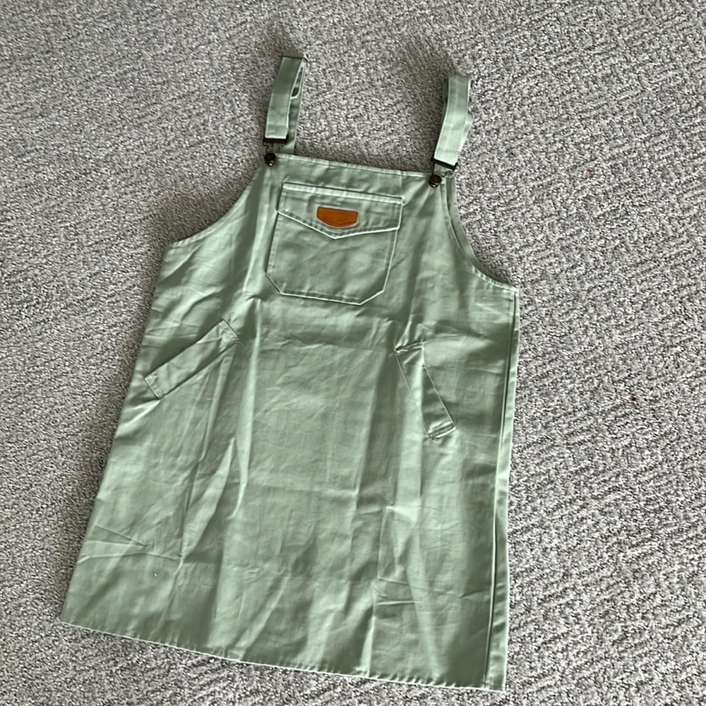 Overall denim dress